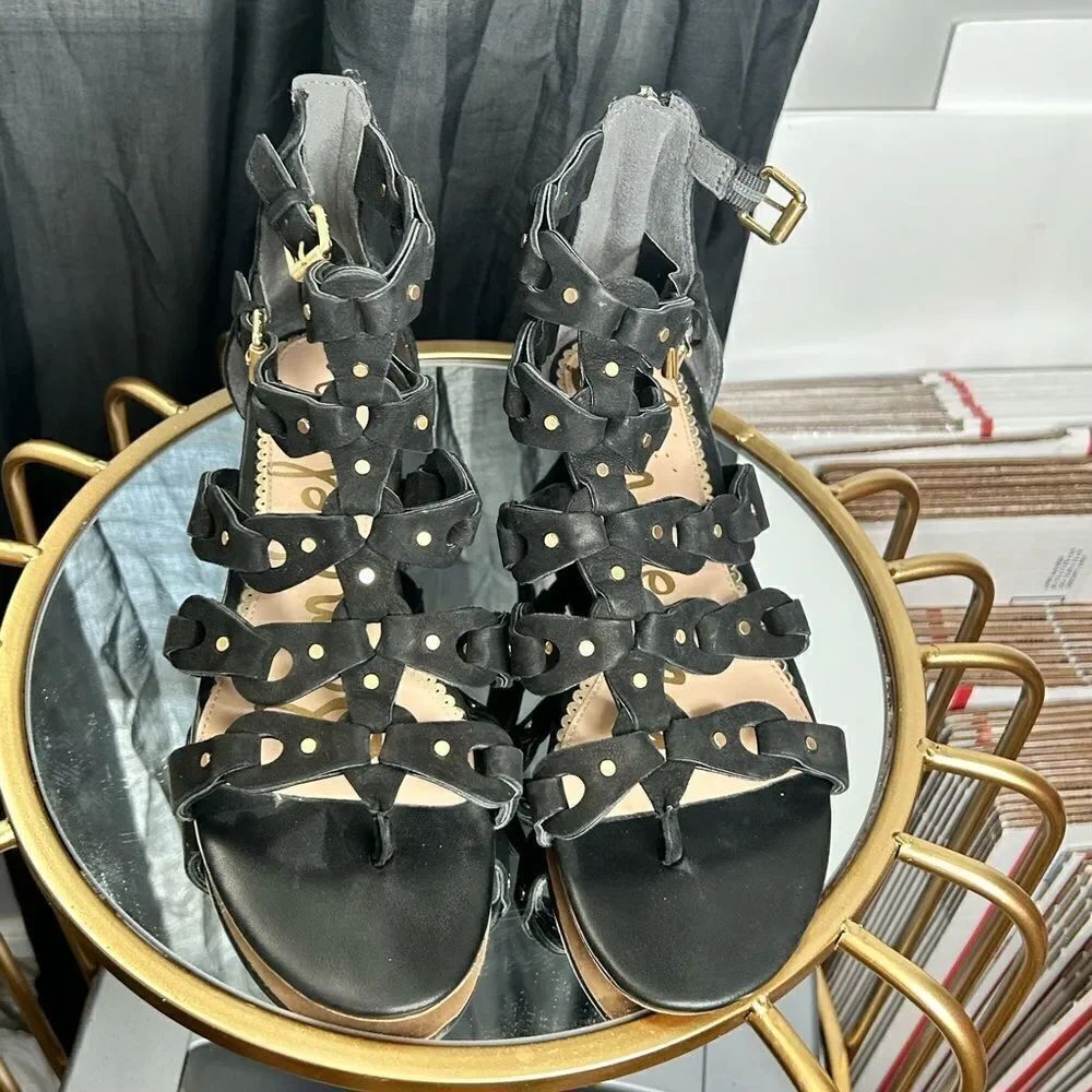 Sam Edelman Draper Cage Sandals - Picture 4 of 7